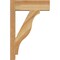 Ekena Millwork Funston Block Rough Sawn Outlooker, Western Red Cedar, 6"W x 16"D x 24"H OUT06X16X24FST05RWR - alternate 2